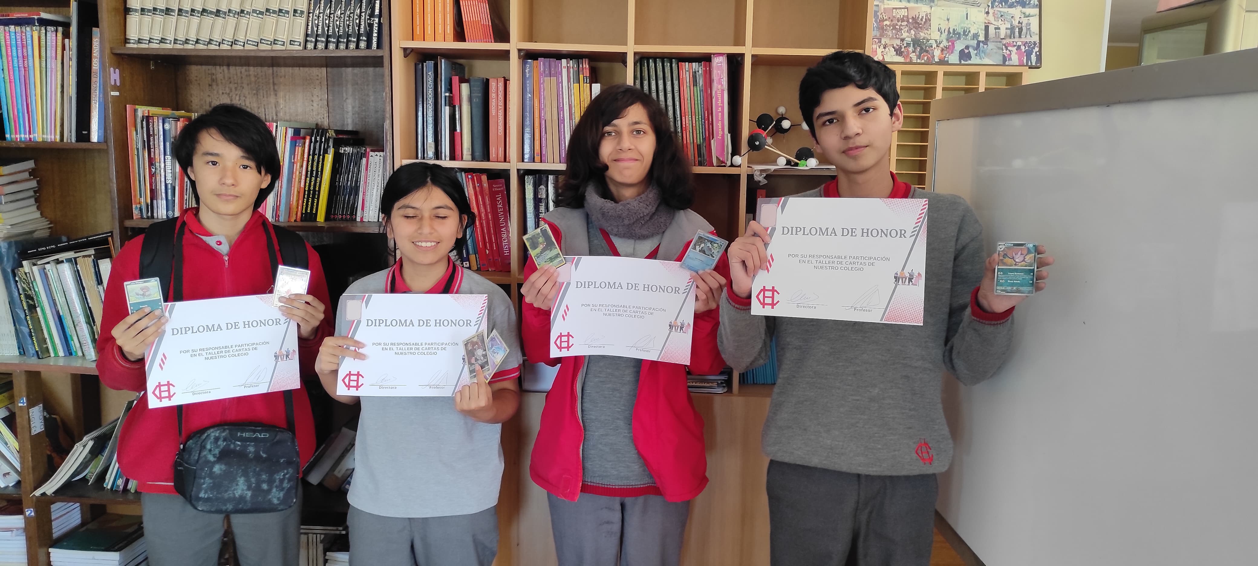 Premiación del Taller de Cartas TCG